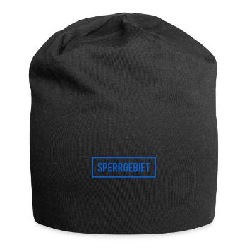 kein Zugang - Jersey-Beanie - Schwarz - Vorne