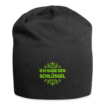 ich kann rein - Jersey-Beanie - Schwarz - Vorne
