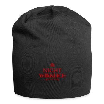 ich sage nein - Jersey-Beanie - Schwarz - Vorne