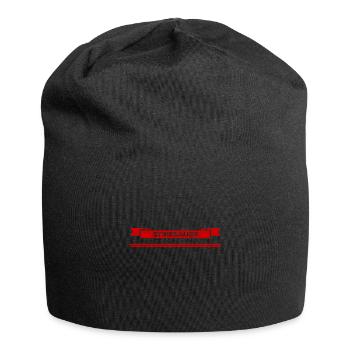 ich bin richtig sauer - Jersey-Beanie - Schwarz - Vorne