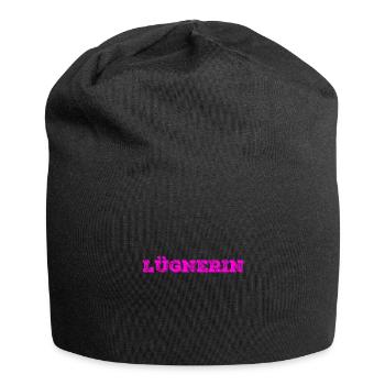 lügen geht immer - Jersey-Beanie - Schwarz - Vorne