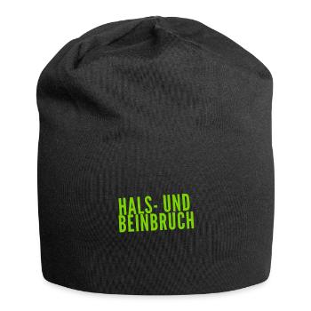 alles gute - Jersey-Beanie - Schwarz - Vorne