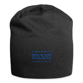 Überraschung - Jersey-Beanie - Schwarz - Vorne