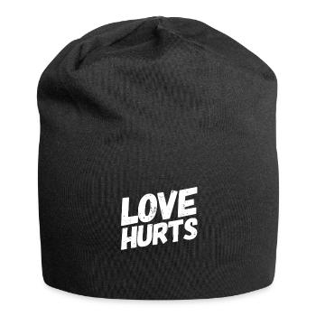 L’amour et la douleur - Bonnet en jersey - noir - Devant