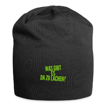 das ist nicht komisch - Jersey-Beanie - Schwarz - Vorne
