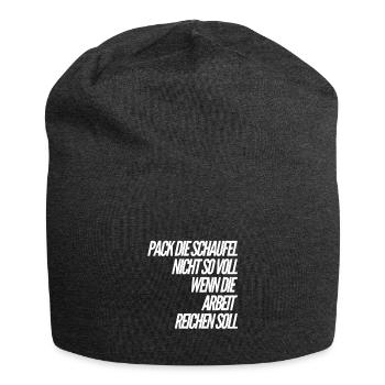 I take my time - Jersey Beanie - charcoal grey - Front