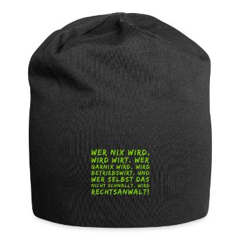 Les faits de la vie - Bonnet en jersey - noir - Devant