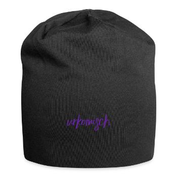 das ist witzig - Jersey-Beanie - Schwarz - Vorne