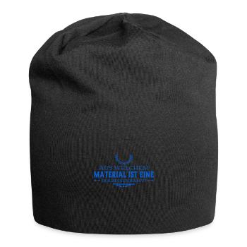 um welches Material handelt es sich? - Jersey-Beanie - Schwarz - Vorne