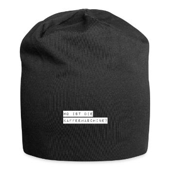 where's the coffee? - Jersey Beanie - black - Front