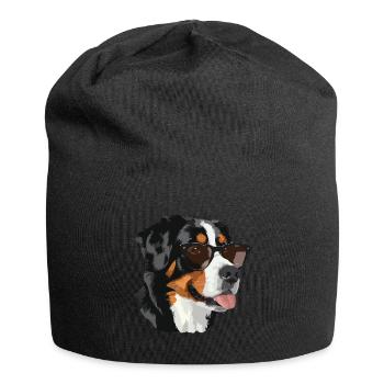 Grosser Schweizer Sennenhund - Jersey-Beanie - Schwarz - Vorne