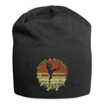 33. Geburtstag Alive and kickin since 11/1991 - Jersey-Beanie - Schwarz - Vorne