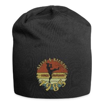 40. Geburtstag Vivant depuis 01/1985 - Bonnet en jersey - noir - Devant