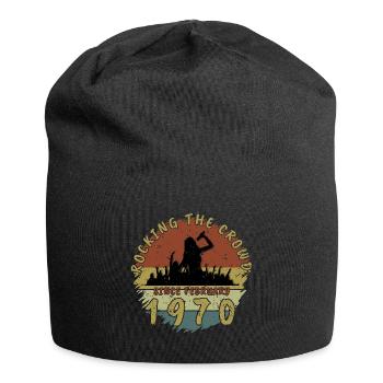 55. Geburtstag Rocking the crowd SNG 02/1970 - Jersey-Beanie - Schwarz - Vorne
