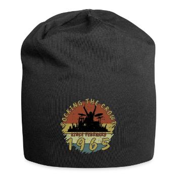 60e anniversaire Faire vibrer la foule DRM 02/1965 - Bonnet en jersey - noir - Devant