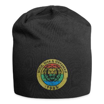 40ème Anniversaire Sauvage, libre et indompté depuis 04/1985 - Bonnet en jersey - noir - Devant