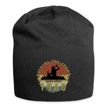 65th Birthday Rocking the crowd SNG 04/1960 - Jersey Beanie - black - Front