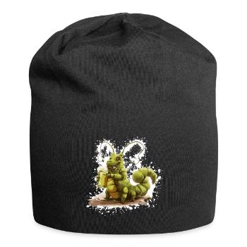 Worm Bière Drôle - Bonnet en jersey - noir - Devant