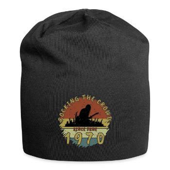 55. Geburtstag Rocking the crowd GIT 06/1970 - Jersey-Beanie - Schwarz - Vorne