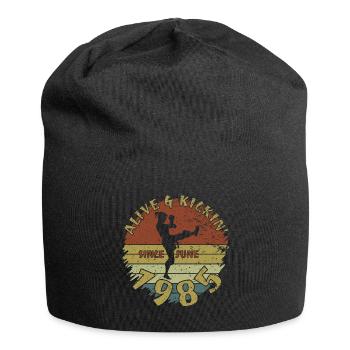 40. Geburtstag Vivant depuis 06/1985 - Bonnet en jersey - noir - Devant