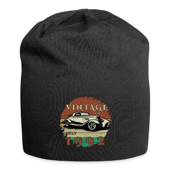 33ème Anniversaire - Classique - Millésime depuis 07/1992 - Bonnet en jersey - noir - Devant