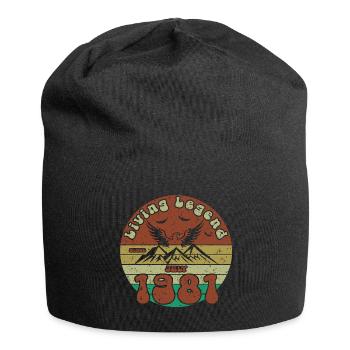 44. Geburtstag Living Legend since VIN 07/1981 - Jersey-Beanie - Schwarz - Vorne