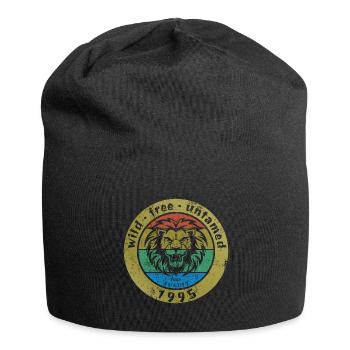 30. Geburtstag Sauvage, libre et indompté depuis 08/1995 - Bonnet en jersey - noir - Devant