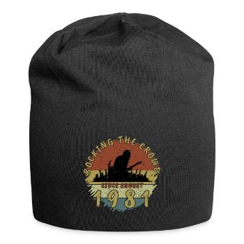 44th Birthday Rocking the crowd GIT 08/1981 - Jersey Beanie - black - Front