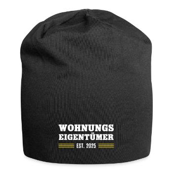 Wohnungseigentümer 2025 Wohnung Eigentümer - Jersey-Beanie - Schwarz - Vorne