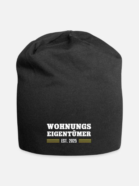 Wohnungseigentümer 2025 Wohnung Eigentümer - Jersey-Beanie - Schwarz