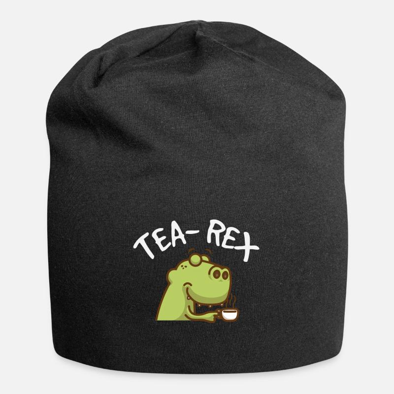 Tea Rex - Jersey-Beanie - Schwarz