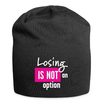 Cancer Fight - Jersey Beanie - black - Front