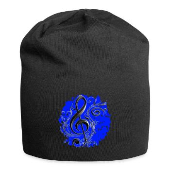 La clef fait partie de la notation musicale - Bonnet en jersey - noir - Devant