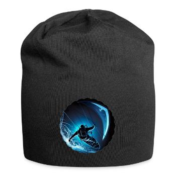 Le kitesurf demande de l’habileté et de l’endurance - Bonnet en jersey - noir - Devant