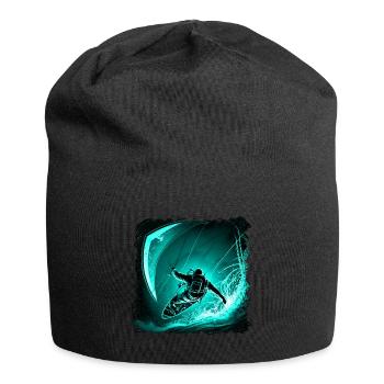 Le kitesurf demande de l’endurance et de l’habileté - Bonnet en jersey - noir - Devant