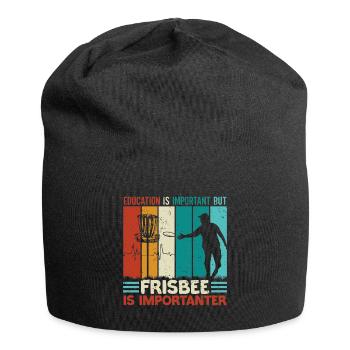 Disc Golf Player Frisbee Player - Bonnet en jersey - noir - Devant
