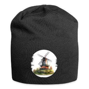 The windmills are an attraction - Jersey Beanie - black - Front
