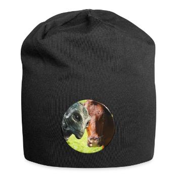 The proof? - Alien caught in the camera ! - Jersey Beanie - black - Front