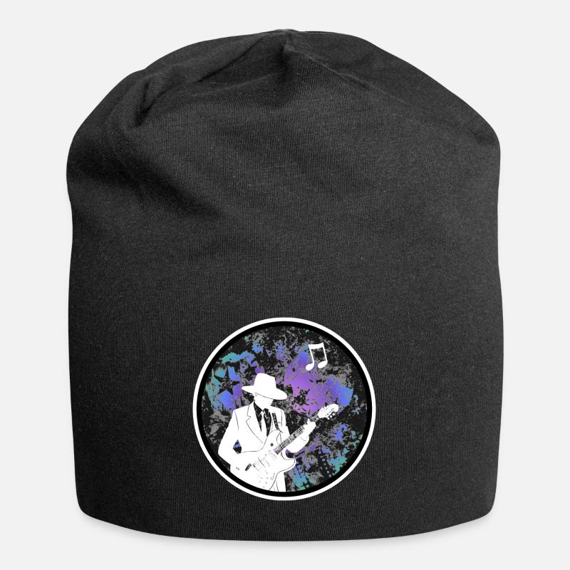 Guitariste - Bonnet en jersey - noir