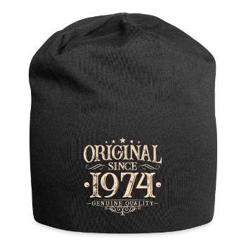 Original depuis 1974 Vintage Vintage anniversaire - Bonnet en jersey - noir - Devant