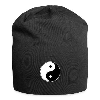 yin yang - Jersey Beanie - black - Front