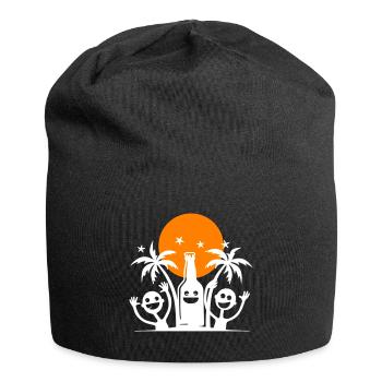 Palmen Party Team - Jersey-Beanie - Schwarz - Vorne
