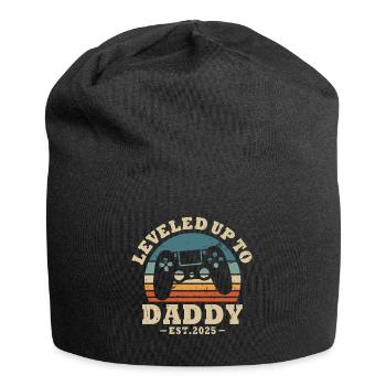 Promoted to dad in 2025 - Jersey Beanie - black - Front