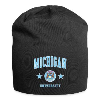Michigan University - Jersey Beanie - black - Front
