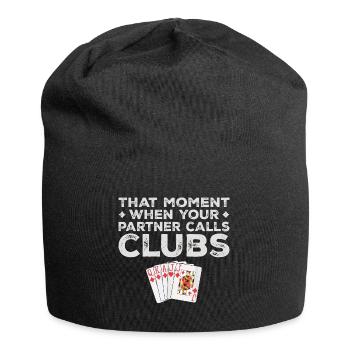 Funny Euchre Tees For Partner Euchre Card Game - Bonnet en jersey - noir - Devant
