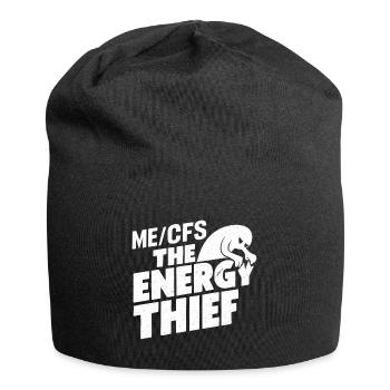 ME/CFS: The Energy Thief - Der Energie Dieb - Jersey-Beanie - Schwarz - Vorne