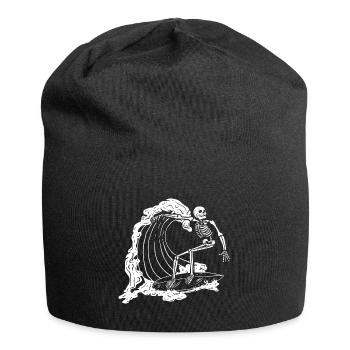 Skull surfer - Jersey Beanie - black - Front