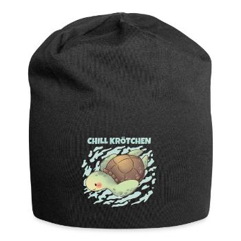 Chill Toad Turtle Chill Turtle Relax - Bonnet en jersey - noir - Devant