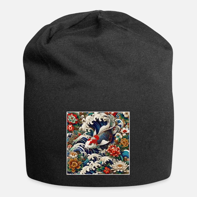 Japan Pulse - Jersey Beanie - black