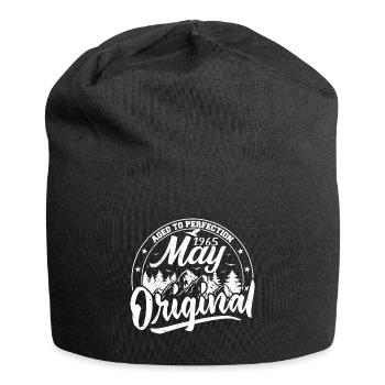 May 1965 Birthday May 1965 Gift May 1965 May - Jersey Beanie - black - Front